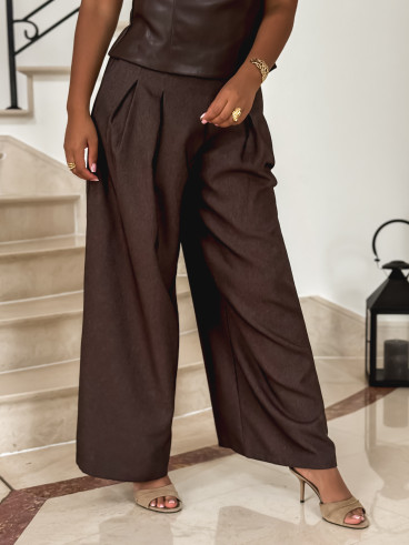 Pantalon Osana - Marron
