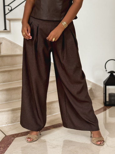 Pantalon Osana - Marron