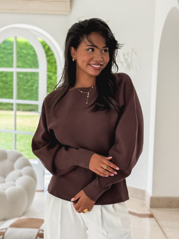 Pull Palmyre - Chocolat
