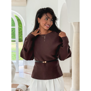 Pull Palmyre - Chocolat