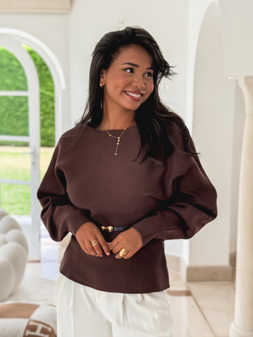 Pull Palmyre - Chocolat
