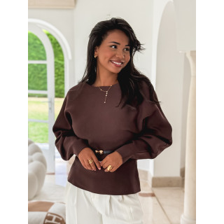 Pull Palmyre - Chocolat