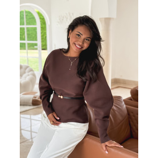 Pull Palmyre - Chocolat