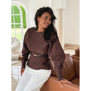 Pull Palmyre - Chocolat