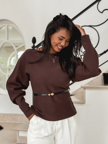 Pull Palmyre - Chocolat