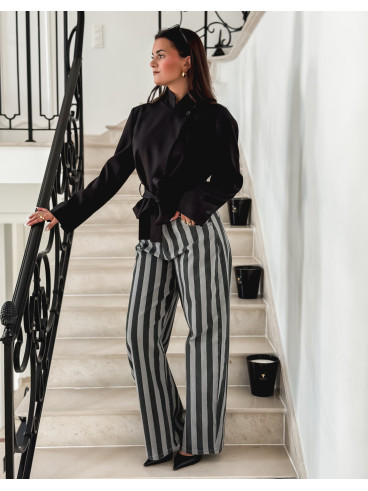 Jeans ligné Joya - Gris Jeans ligné Joya - Gris