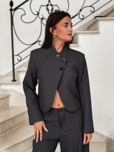 Blazer Joahna - Gris anthracite Blazer Joahna - Gris anthracite