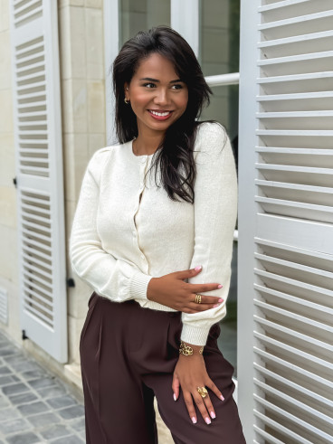Gilet Ophélina - Crème Gilet Ophélina - Crème