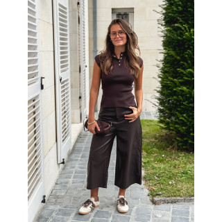 Blouse Daya - Chocolat