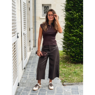 Blouse Daya - Chocolat