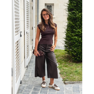 Blouse Daya - Chocolat