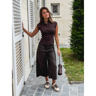Blouse Daya - Chocolat