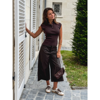 Blouse Daya - Chocolat