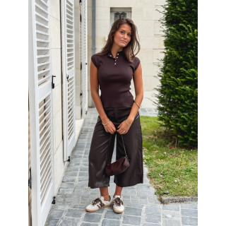 Blouse Daya - Chocolat