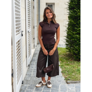 Blouse Daya - Chocolat