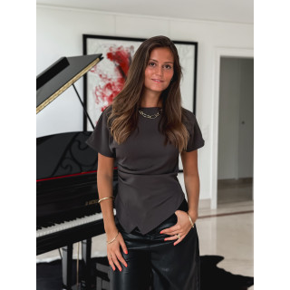 Blouse Adrianne - Gris foncé
