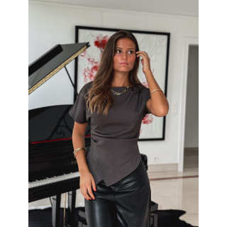 Blouse Adrianne - Gris foncé