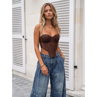 Corset Imma - Chocolat