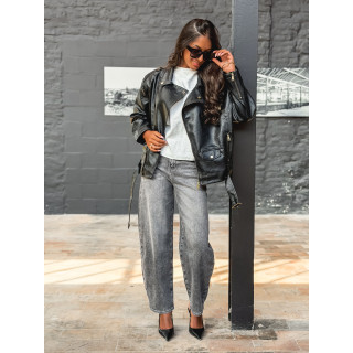 Veste en simili Elvera - Noir