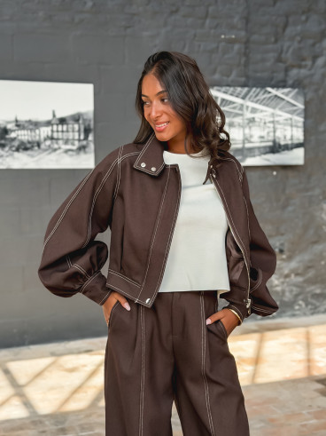 Veste Misaki - Chocolat