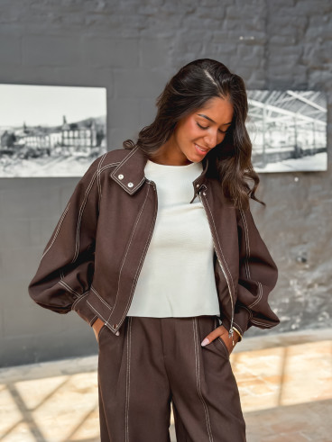 Veste Misaki - Chocolat