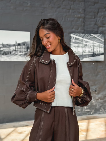 Veste Misaki - Chocolat