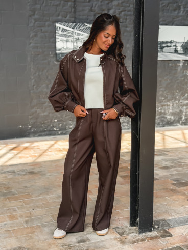 Pantalon Misaki - Chocolat