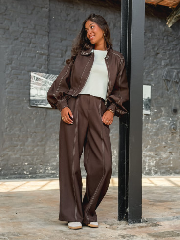 Pantalon Misaki - Chocolat