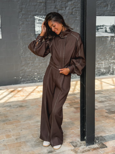 Pantalon Misaki - Chocolat