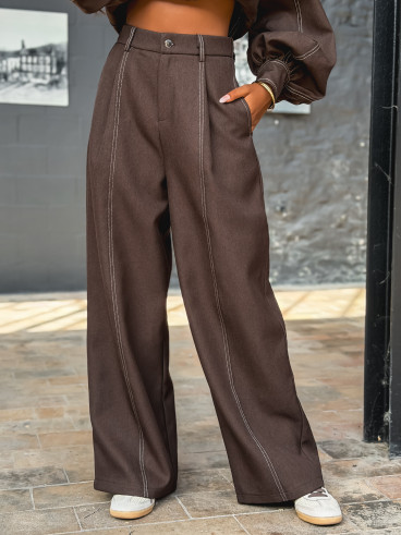 Pantalon Misaki - Chocolat