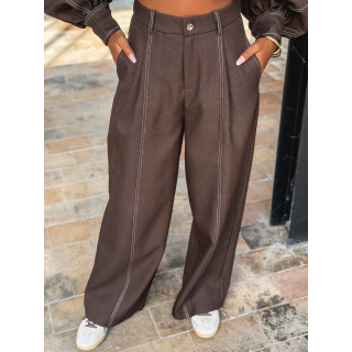 Pantalon Misaki - Chocolat