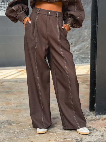 Pantalon Misaki - Chocolat