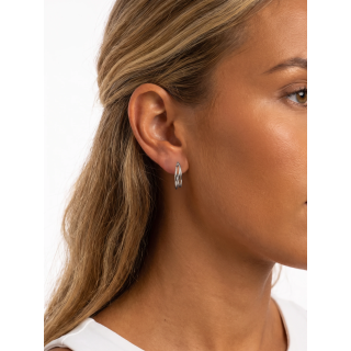 Boucles d'oreilles Cybèle - Argenté