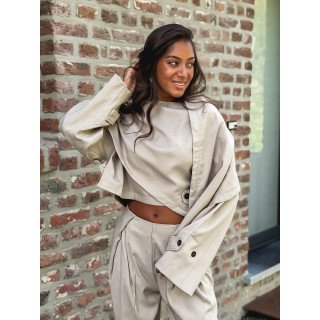 Veste cape Imperia - Beige