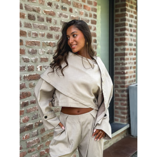 Veste cape Imperia - Beige