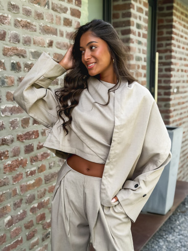 Veste cape Imperia - Beige