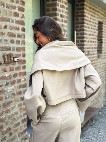 Veste cape Imperia - Beige