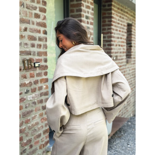 Veste cape Imperia - Beige