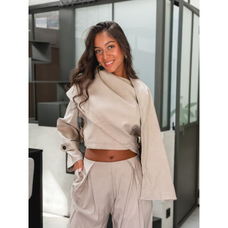 Veste cape Imperia - Beige