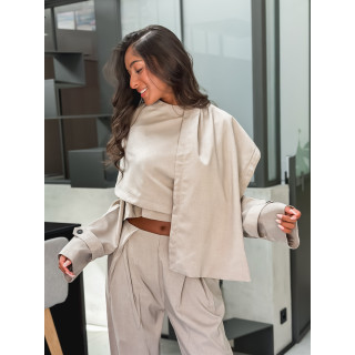 Veste cape Imperia - Beige