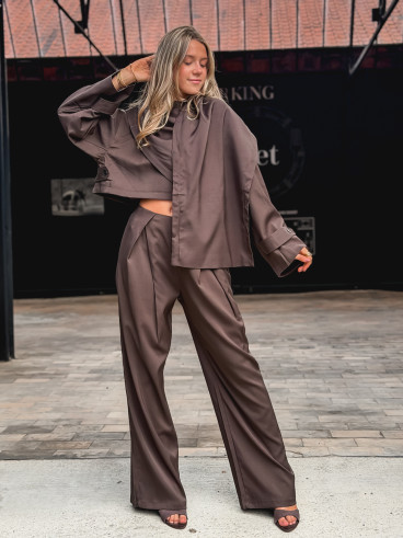 Pantalon Imperia - Chocolat Pantalon Imperia - Chocolat