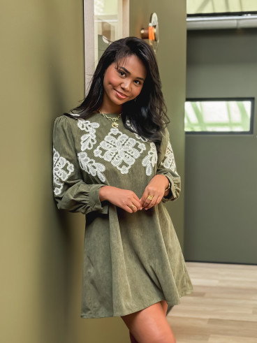 Robe Orphélie - Kaki