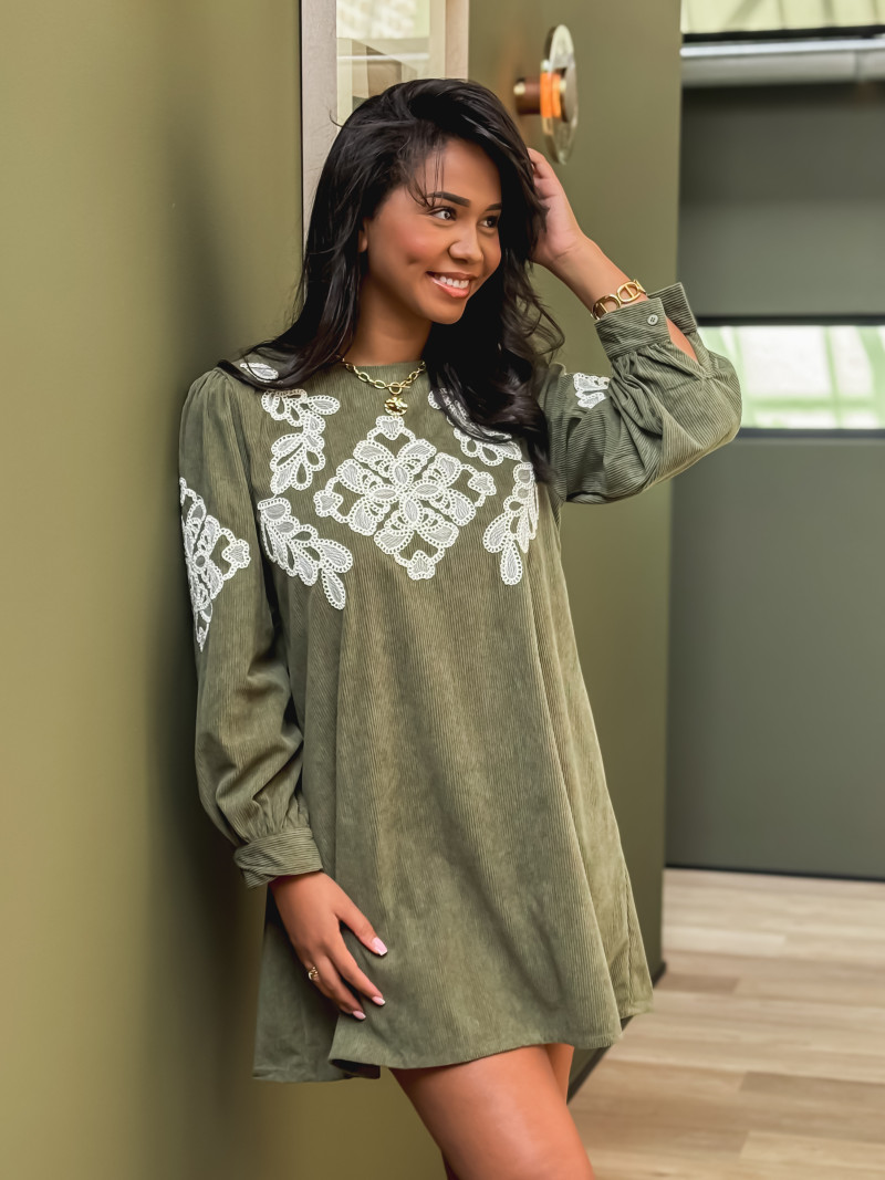 Robe Orphélie - Kaki
