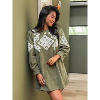 Robe Orphélie - Kaki