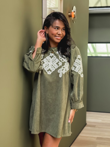 Robe Orphélie - Kaki