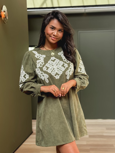 Robe Orphélie - Kaki