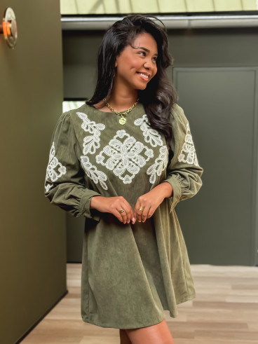Robe Orphélie - Kaki