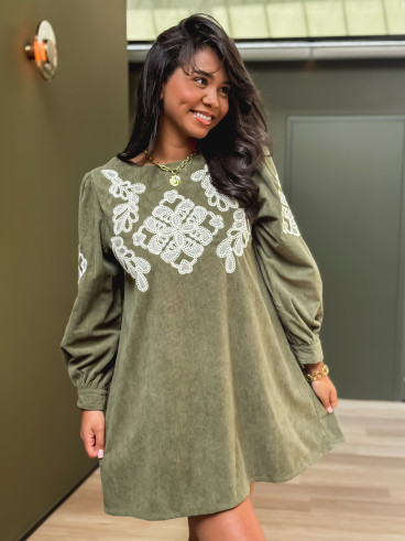 Robe Orphélie - Kaki
