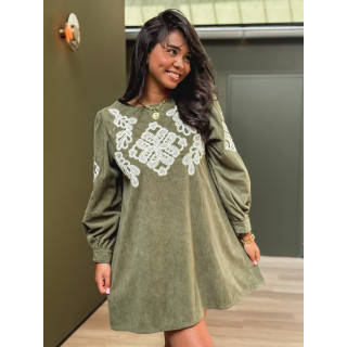 Robe Orphélie - Kaki
