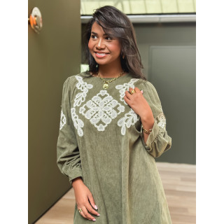 Robe Orphélie - Kaki